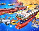 ロボット・ヒーロー・怪獣のイラストを制作します どんなマニアックなご注文にも対応可能です イメージ10