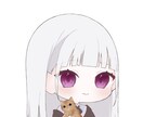 SNSで使えるミニキャラアイコンイラストを描きます ミニキャラ胸上までの、SNS上で使えるアイコンイラスト イメージ4