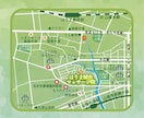 自作資料に！簡略化したマップ・案内図のみ作成します 自作パンフや資料などに色々使える地図を安価な価格でご提供！ イメージ1
