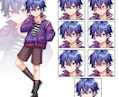 ご希望の立ち絵制作します TRPGや動画、配信活動で使用可能な立ち絵を制作します！ イメージ3
