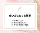 美容・エステサロン集客文章テンプレを提供しますます 考えずに使えて売り込まない集客文章 イメージ4