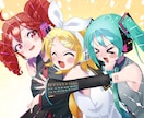 商用利用料込み！イラストお描きします 明るくて可愛いイラストがお好きな方へ！ イメージ1