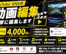 YouTube・SNS用の動画を丁寧に編集します 基本編集込み4,000円で対応 イメージ2