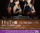 ポスター・フライヤーを制作致します。ます クラシックコンサートからお笑いライブまで幅広く制作。 イメージ6