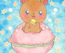 デジタルゆるカワイラストをお描きいたします ゆるカワキャラが大好きな方へ笑顔なる絵をお届け致します♪ イメージ3