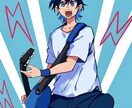 ポスター風イラスト描きます その他キャラクター単体でも大丈夫です！ イメージ1