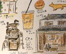 お店のPRイラスト描きます 温かみのある水彩であなたのお店を宣伝しましょう！ イメージ9