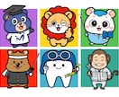 企業・店舗マスコットキャラクター制作します 総販売700件以上｜評価★5.0の安心制作 イメージ7