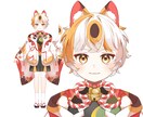キャラデザからモデリングまで全て制作します 全ておまかせ！高クオリティのVTuberモデルを制作します イメージ4