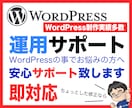 WordPressのサポート全般おこないます WordPressの疑問点やちょっとした修正なら即対応！ イメージ1