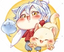 ぷにぷにほっぺた！ミニキャライラスト作成します ほっぺが魅力！あなただけのSDイラストを作成します。 イメージ4