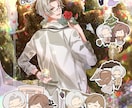 小説(NL.BL)同人誌表紙の依頼受け付けてます 年齢制限問わず、背景含め、小説サイトなどのサムネイルにどうぞ イメージ2