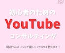 YouTubeを始めたい方のコンサルをします 何から始めたらいいかわからない方に優しくコンサルします イメージ1