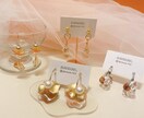 新作ハンドメイドアクセサリーを制作致します カラーシリーズの登場♡ オレンジ♡ イメージ6