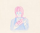 ２色で描く！個性的な似顔絵描きます SNSなどでの商用の似顔絵や絵をプレゼントとして贈りたい方へ イメージ3