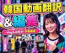 丸投げOK！SNS韓国語動画の編集・AI生成ます あなたのコンテンツを韓国向けに最適化します！ イメージ1