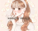 商用◎ 透明感ある似顔絵、イラスト描きます 【美容・配信・ビジネス・歌ってみた・SNS用】 イメージ2