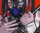 ダークでビビットなMVサムネイルお描きします ダークなサムネイル作成 ボカロ 歌ってみた、MVなど イメージ8