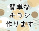簡単なチラシデータをスピーディに作ります 毎月作りたい!定期的に作りたい!そんな方にオススメ! イメージ1