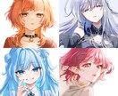 最短1～3日！バストアップイラストを制作します サムネ向き！テンプレ記入だけ！空欄はお任せOK！ イメージ8