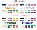 ココナラ【PRO認定】が似合う色を診断します ２０年の実績&２０００名の診断★丁寧に診断します イメージ3