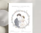 ウェルカムボード、愛車と描きます 結婚祝い、両親贈呈品にも♡大人可愛いウェディングイラスト♡ イメージ3