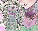 個性的な絵柄でイラストお描きします 鮮やかな色使いでイラストを描きます! イメージ1
