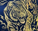 ペットのスクラッチアートを制作します 大切なペットを世界にひとつのアート作品に。 イメージ4