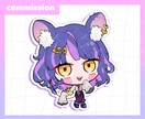 ポップで可愛いSDキャラクターをお届けします SNSアイコン・配信サムネ・ペアアイコン・SNS投稿など◎ イメージ3
