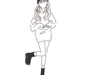 シンプルで大人可愛いアイコン描きます 超簡単依頼♪写真を1枚送るだけ！最短1日で納品も可能◎ イメージ8