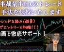 半裁量半EAのトレード手法を伝授いたします トレンドを読みEAをセットする自動売買トレードツールです イメージ1