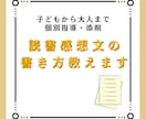 読書感想文の書き方教えます 読書感想文の代行はしません。考える力を育てます。 イメージ1
