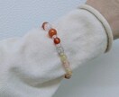 細めタイプです☆天然石ブレスレットをお届けします ～手首でキラキラ揺れる、あなただけのグラデーションカラー～ イメージ3