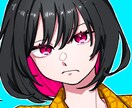 目を引くイラスト描きます SNS用のアイコンやヘッダーなどのイラストを作成します！ イメージ3