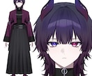 Vtuberキャラデザ～モデリング全て制作します キャラデザ・イラストのみ、配信画面、三面図等のご依頼も可能。 イメージ7