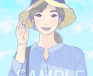 好印象を与える爽やかカラフルイラスト提案いたします SNSやアイコン商用利用可能です イメージ4
