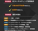 月商100万未満限定◆楽天ECコンサルいたします 【月間1枠限り】モール初心者に最適！ イメージ3