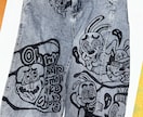 お持ちの衣服にオリジナルイラストをお描きします 世界に一つだけの、他とは違う１点をお作りします！ イメージ4