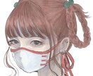 写真を元に似顔絵イラストを作成します SNSやLINEのアイコン等にオススメです イメージ5
