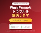 WordPressのトラブル・エラーを解決します 「画面が真っ白」「エラーが出た」を緊急解決。 イメージ1