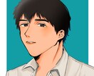 SNS等のかっこいいアイコン描きます オリジナル◎色鮮やかで爽やかなアイコンをお届けします♪ イメージ1