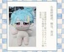世界に一つだけのあなたのぬいぐるみをお届けします 一次創作  ぬいぐるみオーダーメイド  自作ぬい  綿花娃娃 イメージ5