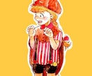 レトロでポップなやわらかいタッチのイラスト描きます 絵本のような温かみのあるイラストをお届けします。 イメージ4