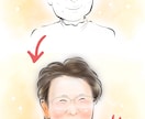 アイコンや名刺に☆やわらか似顔絵描きます 手書きの温かみを感じる、あなたのための似顔絵を作成します イメージ8