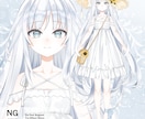 VTuberキャラクターデザイン承ります より目を惹く、華やかで個性的なデザインに イメージ6