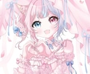 可愛くてふわふわとした印象の女の子を描きます きらら系のような可愛いイラスト！様々な用途に合わせます♪ イメージ3