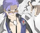 スタイリッシュ！なイラストを描きます 躍動感のある唯一無二のキャラクターイラストはいかがですか？ イメージ1