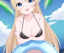 歌ってみた・サムネイルなどのイラスト作成します 萌え可愛いイラストを貴方だけに！ イメージ2