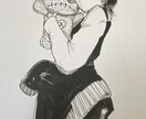 似顔絵描きます お客様の雰囲気を真似て描きます。雰囲気を描きます。 イメージ4