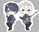 デフォルメを2000~2500円で作成します 小さなキャラクター⸜❤︎⸝‍修正回数最大7回まで○ イメージ6